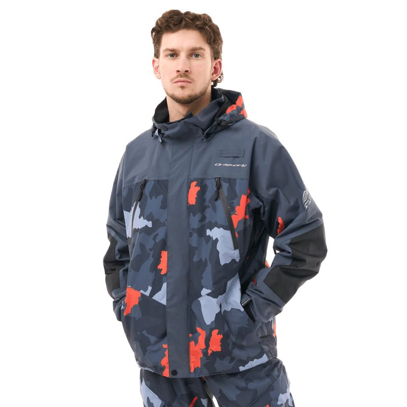 Куртка мембранная Dragonfly Quad 2.0 '25, цвет: Grey/Orange Camo
