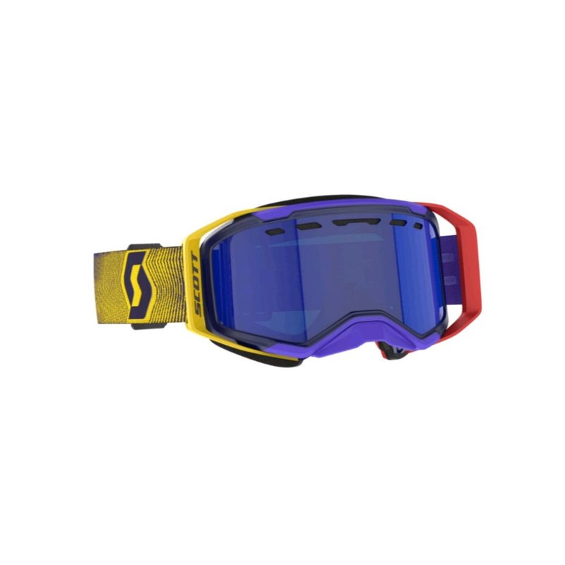 Очки SCOTT Prospect 2.0 SMB, цвет: Chrome Red/Yellow Enhancer Blue Chrome