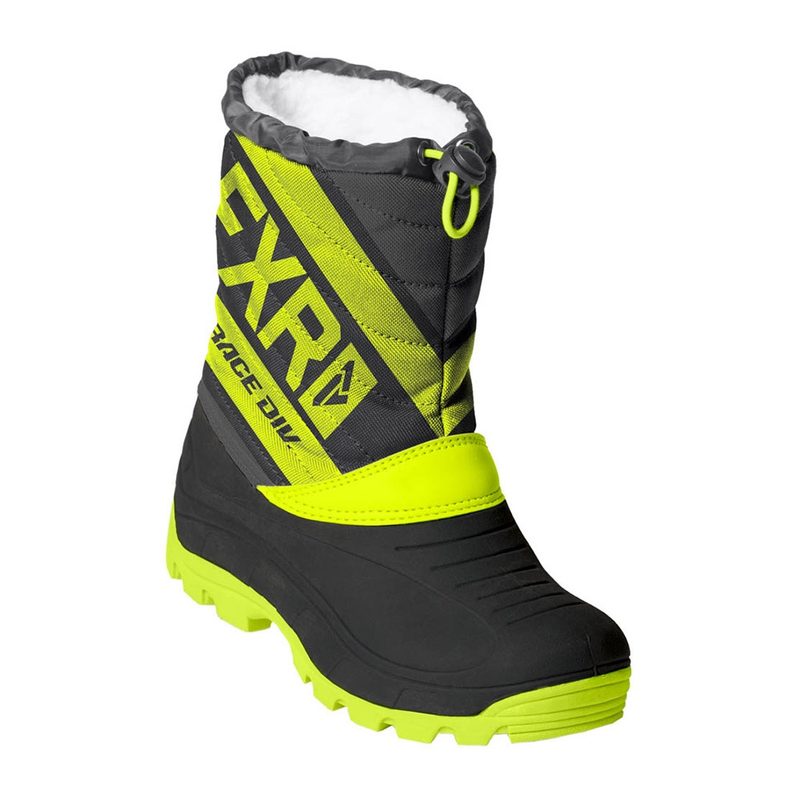 Ботинки подростковые FXR Octane, цвет: Black/Hi-Vis/Char