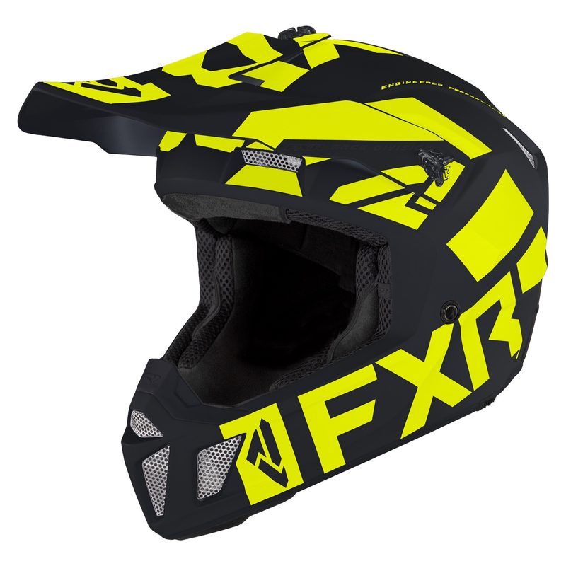 Шлем FXR Clutch Evo Le.5, цвет: Black/Hi-Vis