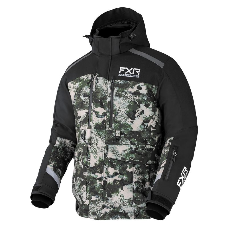 Куртка утепленная FXR Expedition X Ice Pro, цвет: Black/Army Camo