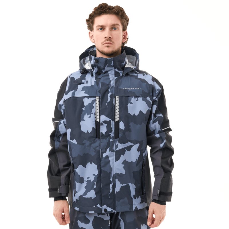 Куртка мембранная Dragonfly Quad Pro, цвет: Dark Camo/Black