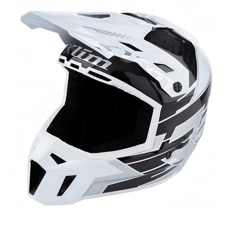 Шлем KLIM F3 Carbon Pro, цвет: Diamondback White