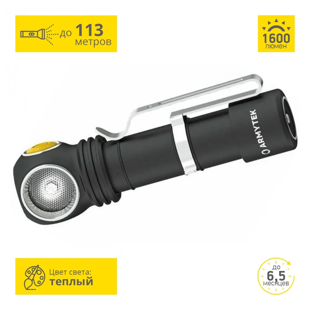 Мультифонарь светодиодный Armytek Wizard C2 Pro Nichia Magnet USB — фото 2