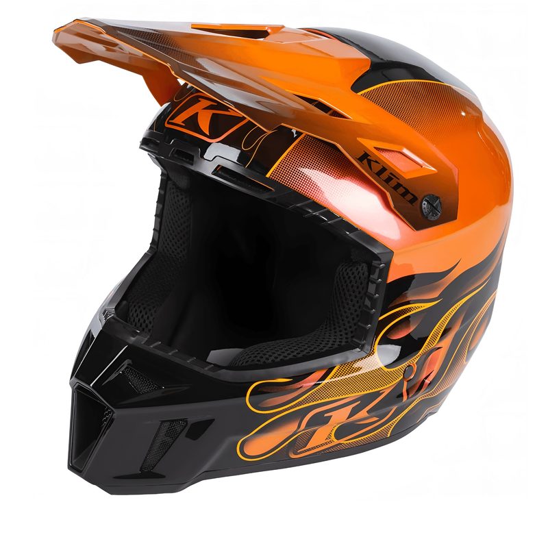 Шлем KLIM F3 Carbon, цвет: Scorched Sunrise