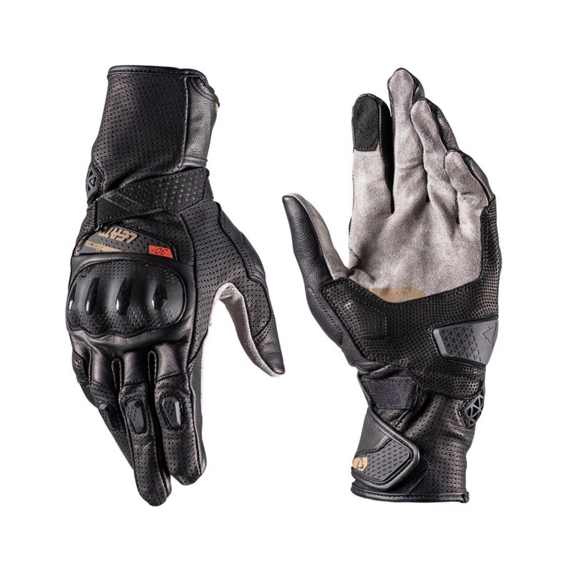 Перчатки LEATT ADV X-Flow 8.5, цвет: Stealth Black/Grey