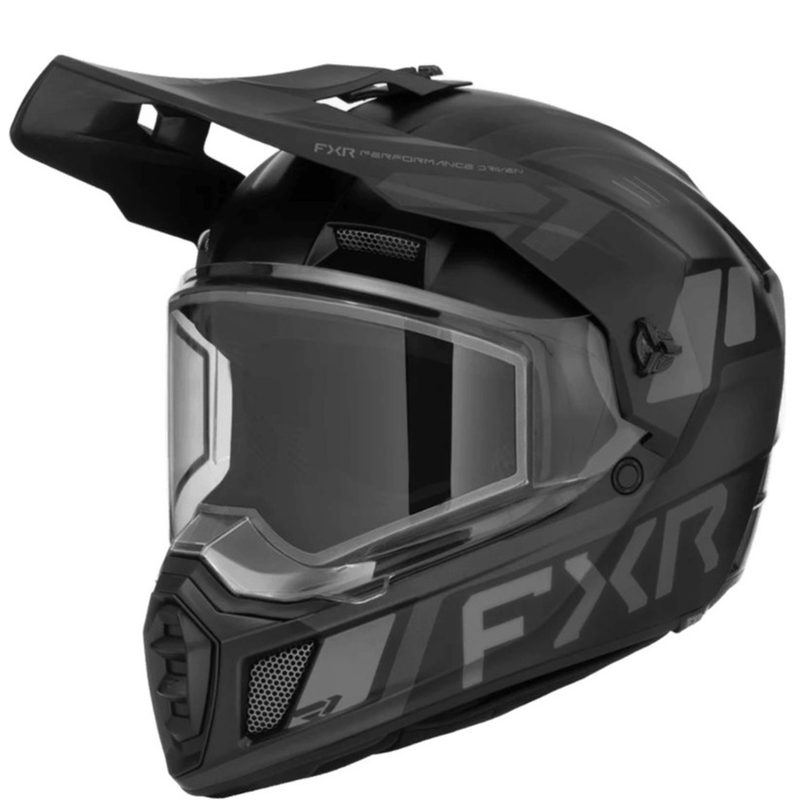 Шлем FXR Clutch X Dual Shield, цвет: Black Ops