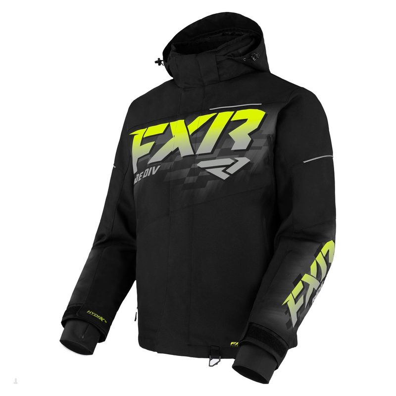 Куртка утепленная FXR Fuel, цвет: Black/Hi-Vis