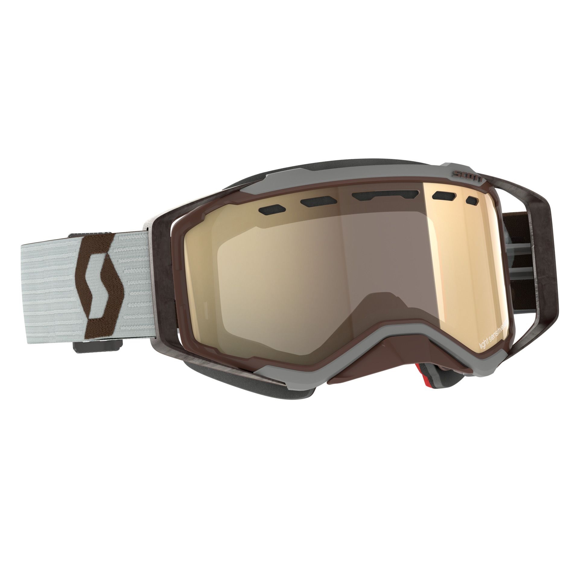 Очки SCOTT Prospect Snow Cross LS, Gray/Brown Light Sensitive Bronze ...
