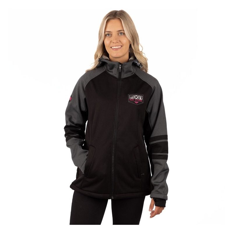 Куртка женская FXR Maverick, цвет: Black/Elec Pink