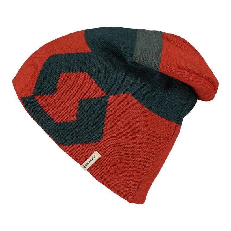 Шапка SCOTT Team 30, цвет: Aruba Green/Magma Red