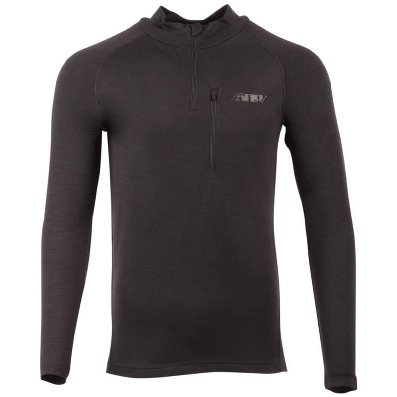 Термокофта 509 FZN Merino 1/4 Zip, цвет: Black