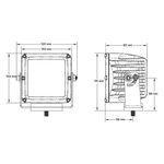 Фары RIGID D-XL Серия PRO (9 светодиодов) - Дальний свет (пара) — миниатюра 2