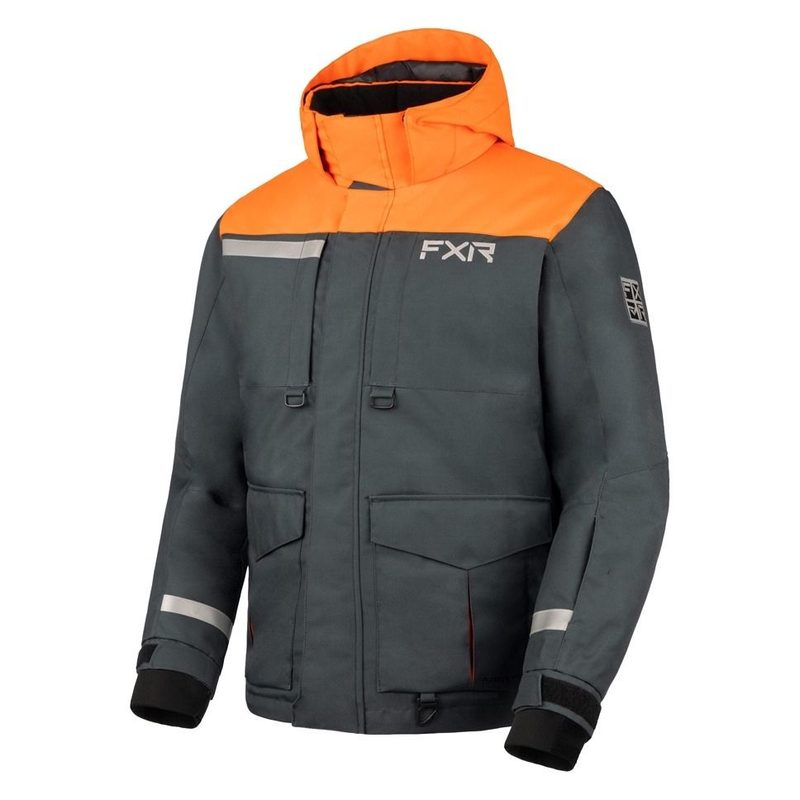 Куртка утепленная FXR Excursion Ice Pro, цвет: Asphalt/Orange
