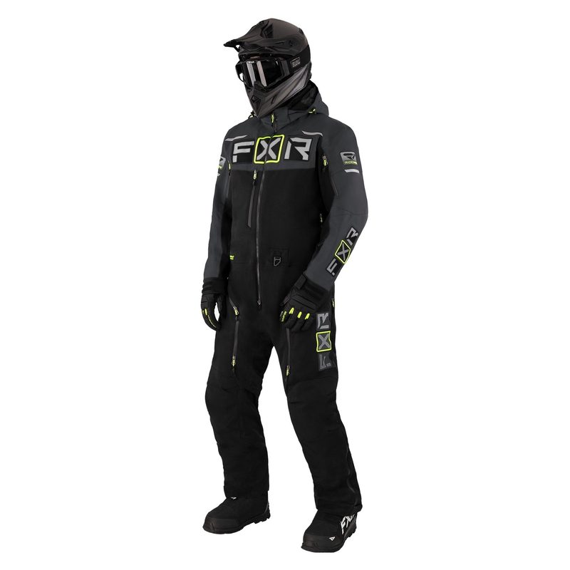 Комбинезон утепленный FXR Maverick F.A.S.T., цвет: Black/Char/Hi-Vis