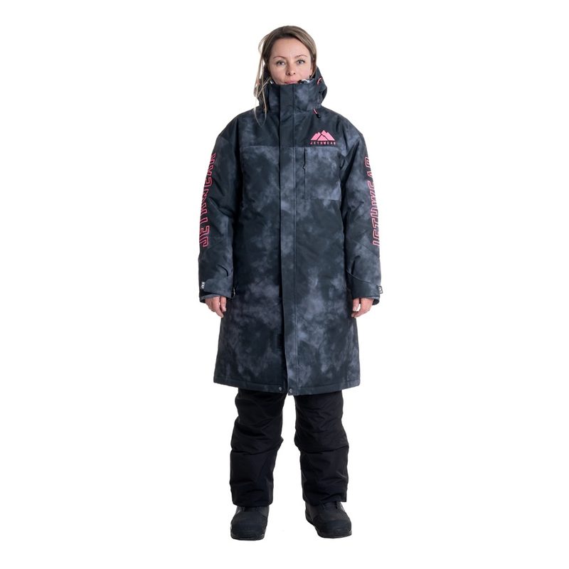 Плащ утепленный Jethwear Pit Coat, цвет: Dark Tiedye