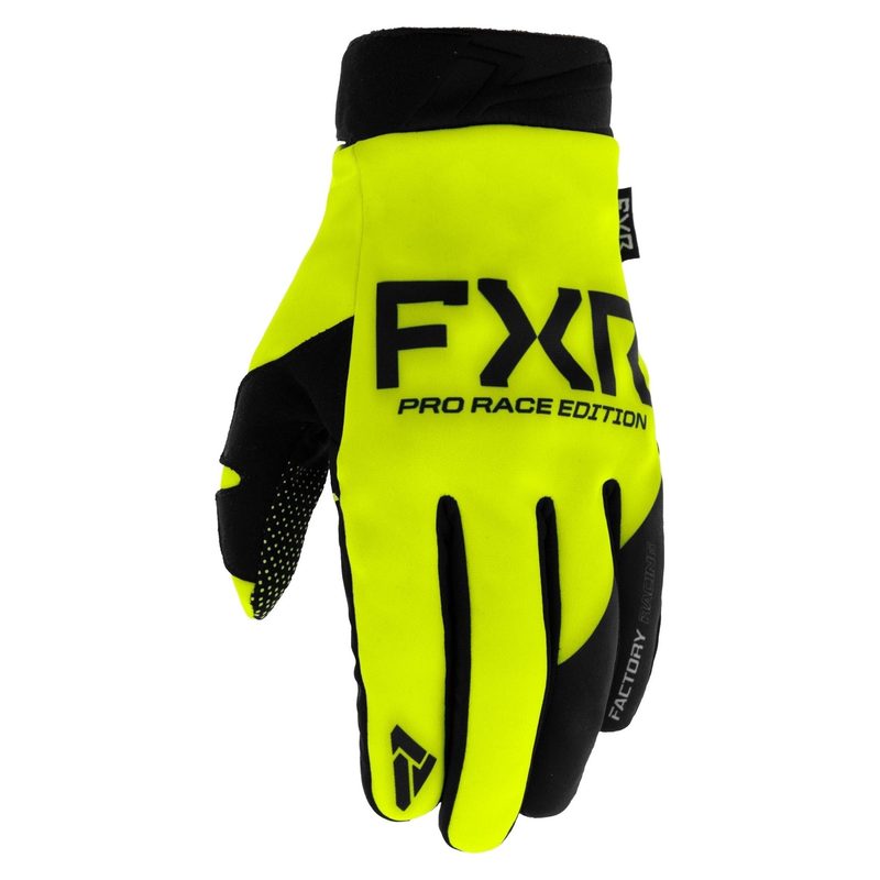 Перчатки FXR Cold Cross, цвет: Black/Hi-Vis