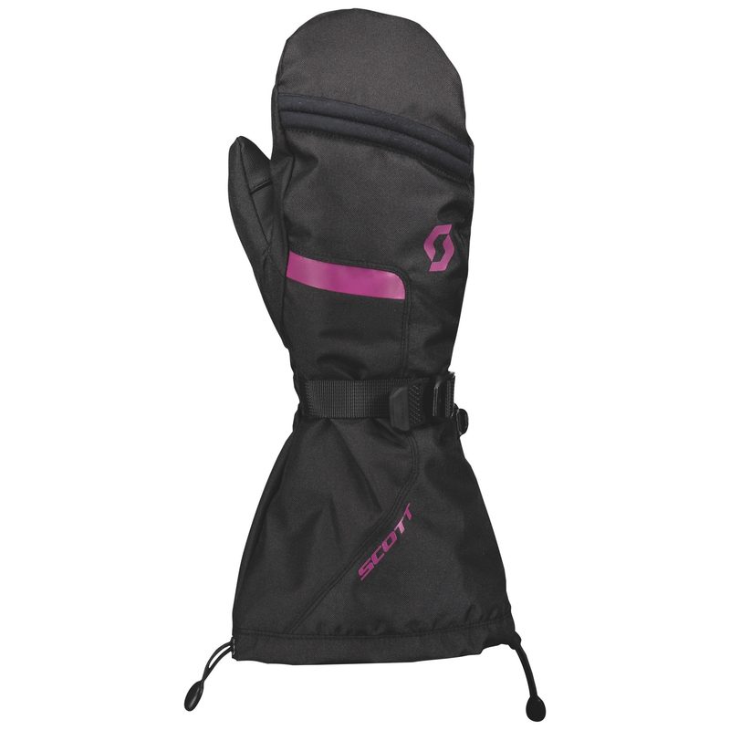 Варежки женские SCOTT Roop, цвет: Black/Pink