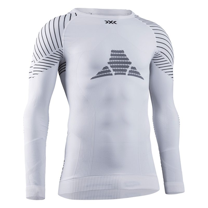 Термокофта X-Bionic Invent 4.0, цвет: White/Black