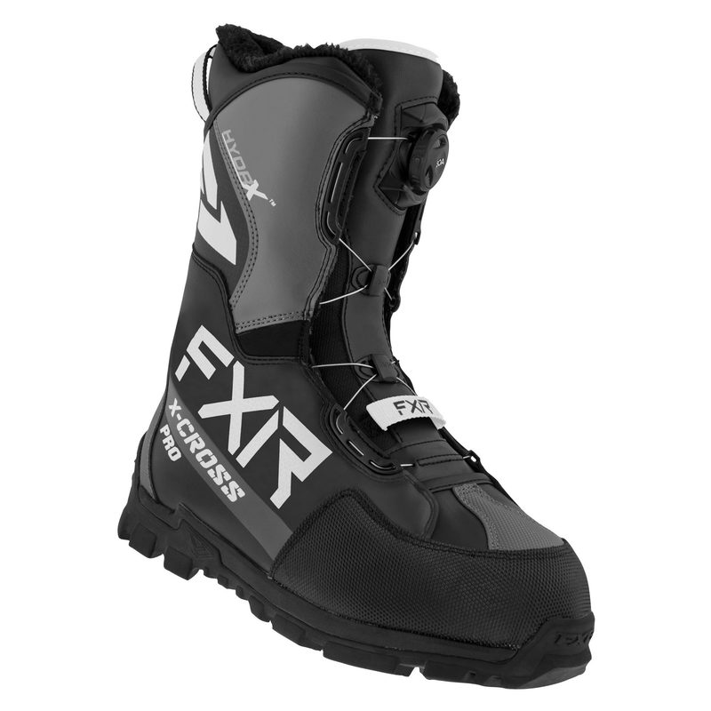 Ботинки FXR X-Cross Pro BOA, цвет: Black/White