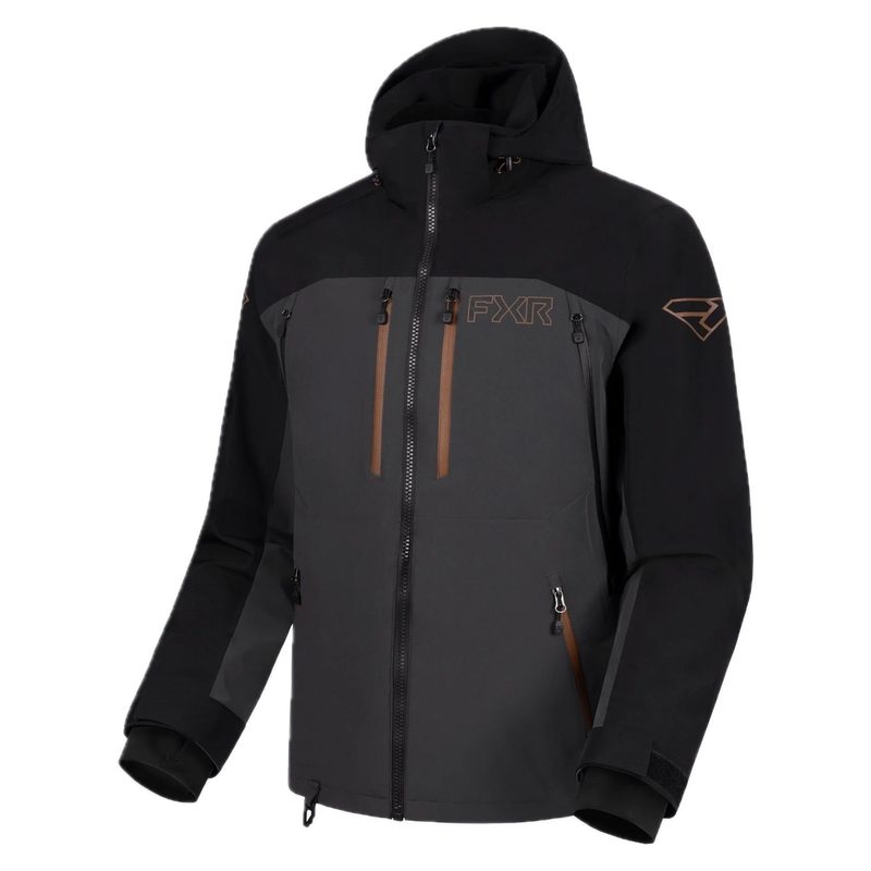 Куртка утепленная FXR Helium Pro 3-in-1, цвет: Black/Asphalt