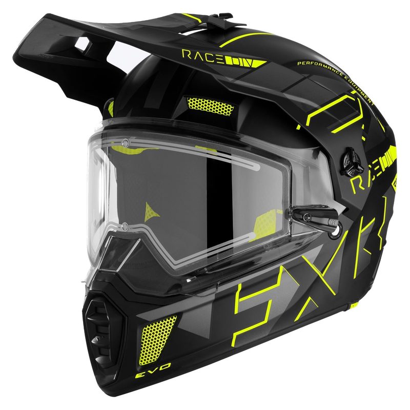 Шлем с подогревом FXR Clutch X Evo, цвет: Hi-Vis
