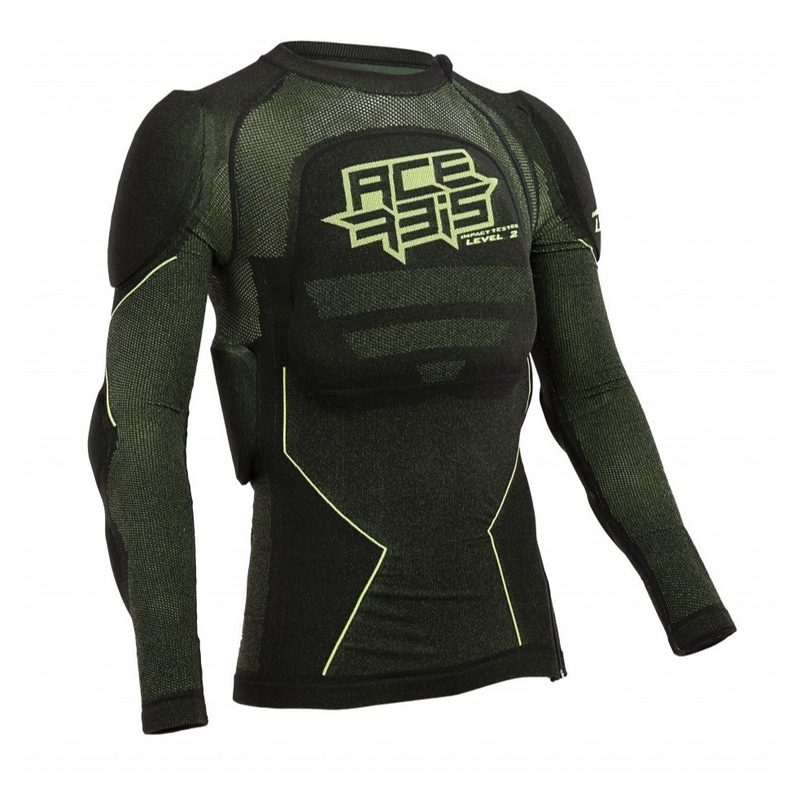 Термокофта защитная Acerbis X-Fit Future Level 2, цвет: Black/Yellow