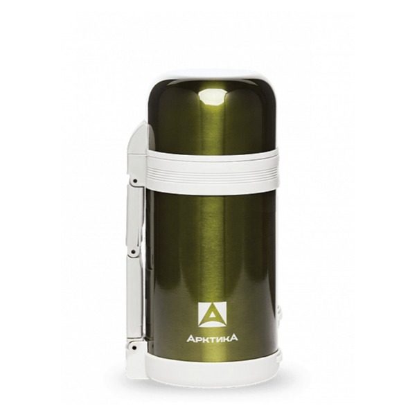 Термос с универсальным горлом Арктика 1 л., цвет: Swamp Green