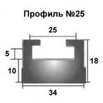 Склиз SPI 27 (25) профиль для Yamaha — миниатюра 1