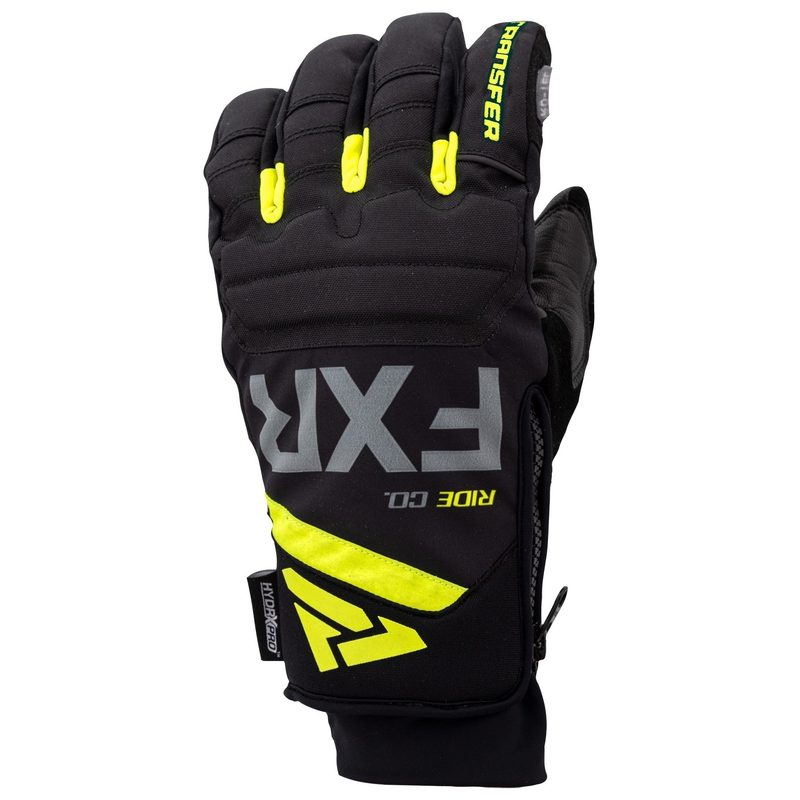 Перчатки FXR Transfer, цвет: Black/Hi-Vis