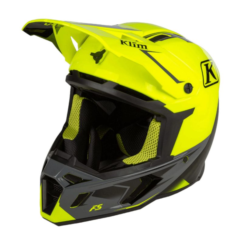 Шлем KLIM F5 Carbon, цвет: Legion/Hi-Vis