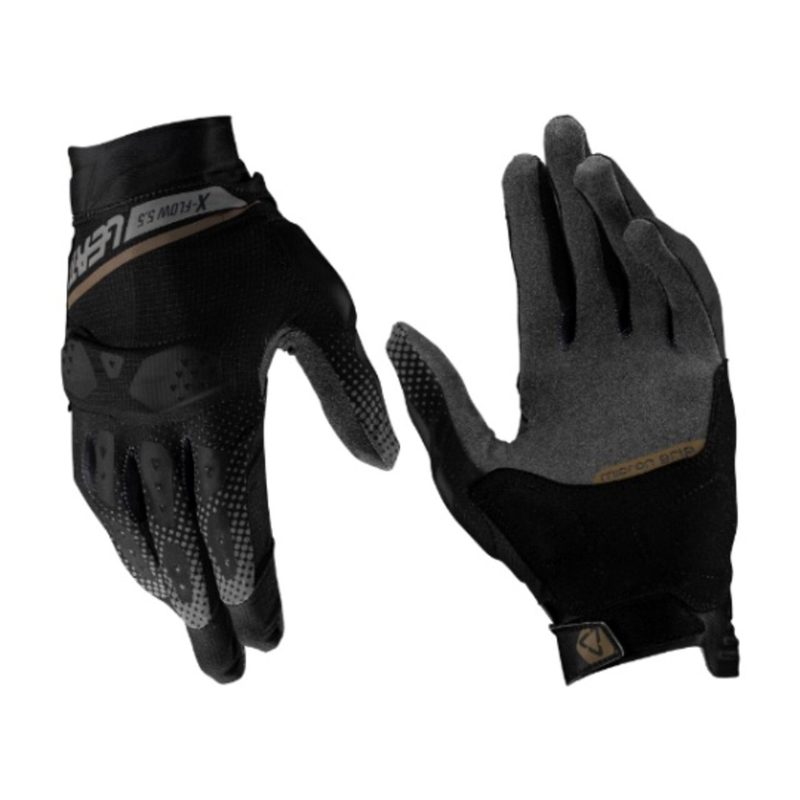 Перчатки LEATT ADV X-Flow 5.5 Short, цвет: Stealth