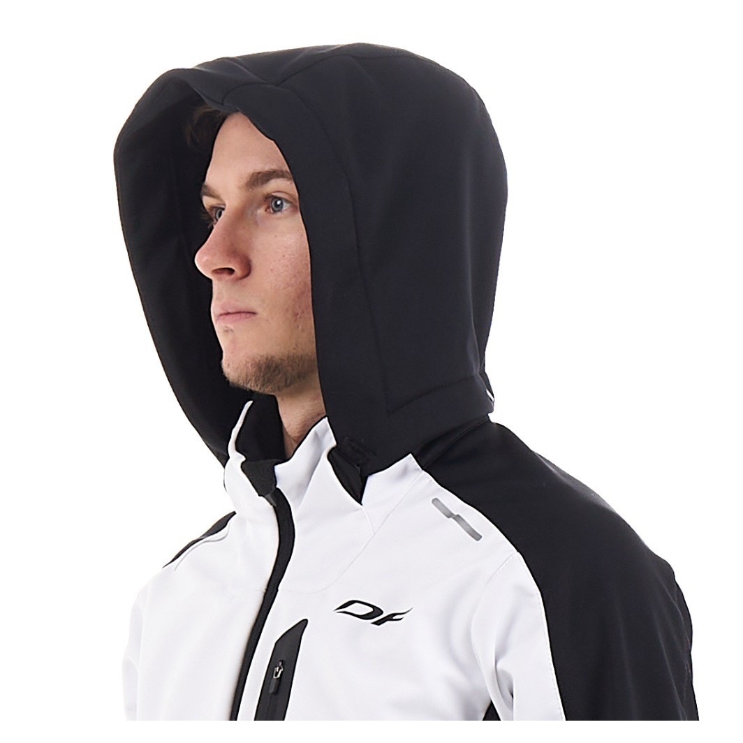 Куртка с капюшоном Dragonfly Explorer 2.0, Black/White, 2023