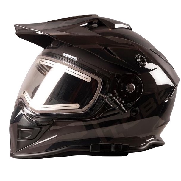 Шлем с подогревом TOBE Ventus, Bridger Black/Gray Gloss, 2023