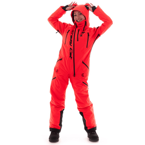 Комбинезон женский утепленный Dragonfly Extreme, Crazy Cat/Red, 2023